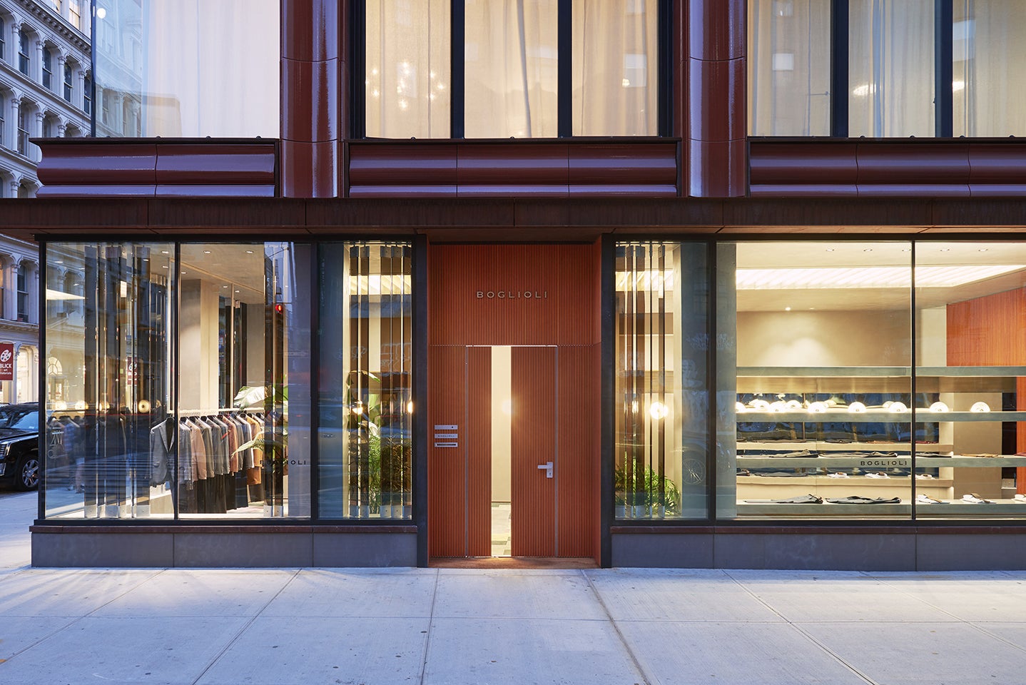 Immagine dell'esterno dello store di New York