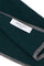 Green Silk pocket square with contrasting piping