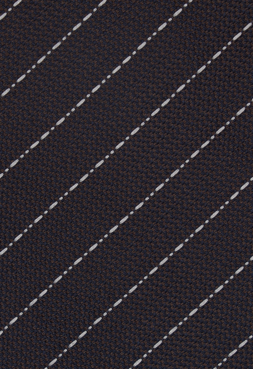 Tailored brown silk Tie