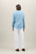 Camicia western in denim blu chiaro