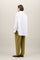 Camicia over in cotone popeline bianca