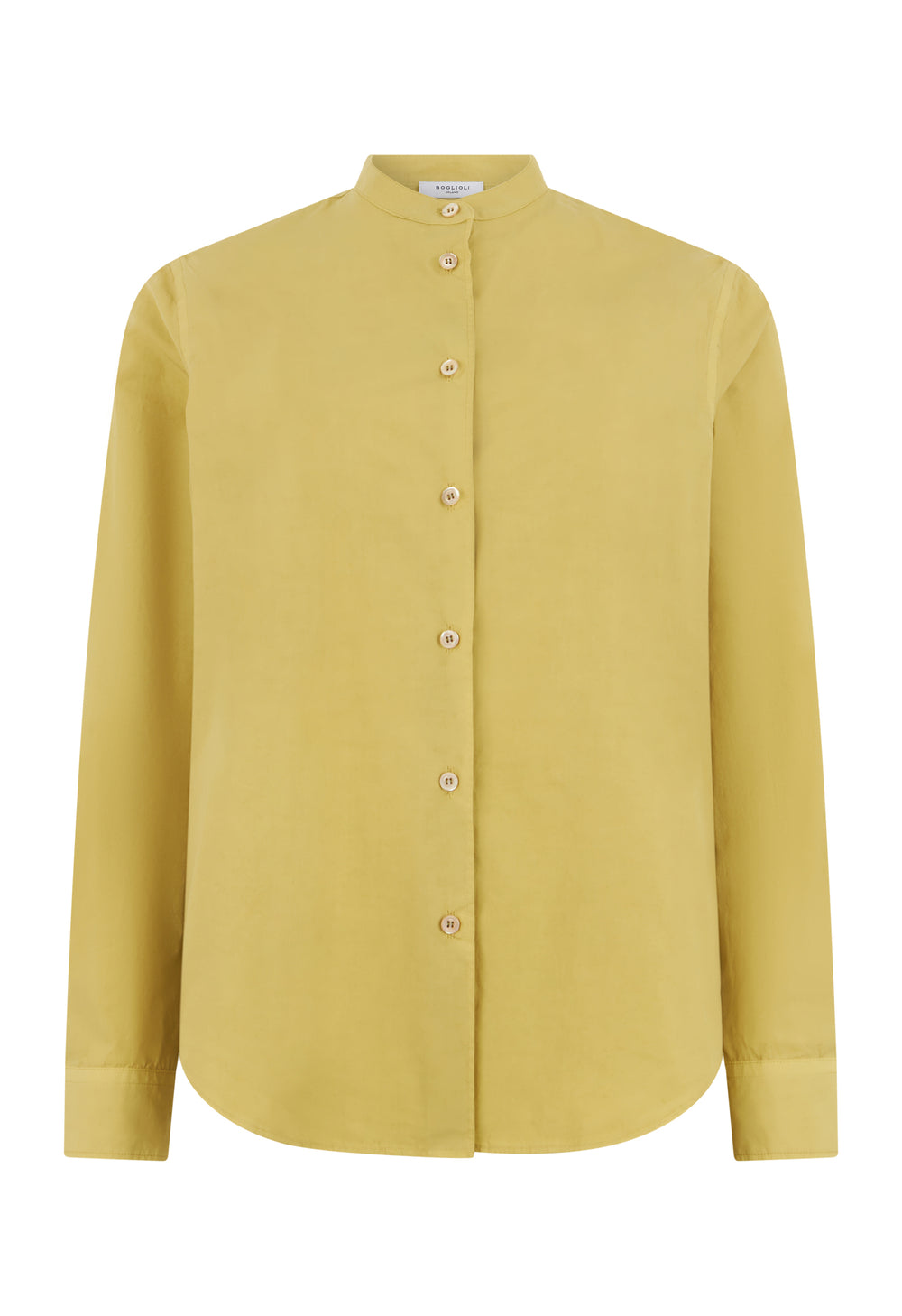 Green Cotton Popeline Guru Shirt