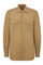 Dark Beige Linen Western Shirt