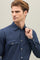 Blue Garment-dyed poplin Shirt