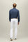 Blue Garment-dyed poplin Shirt