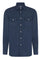 Blue Garment-dyed poplin Shirt
