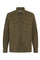 Overshirt in cotone tinto in capo verde