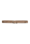 Brown suede belt