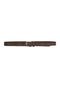 Brown suede belt