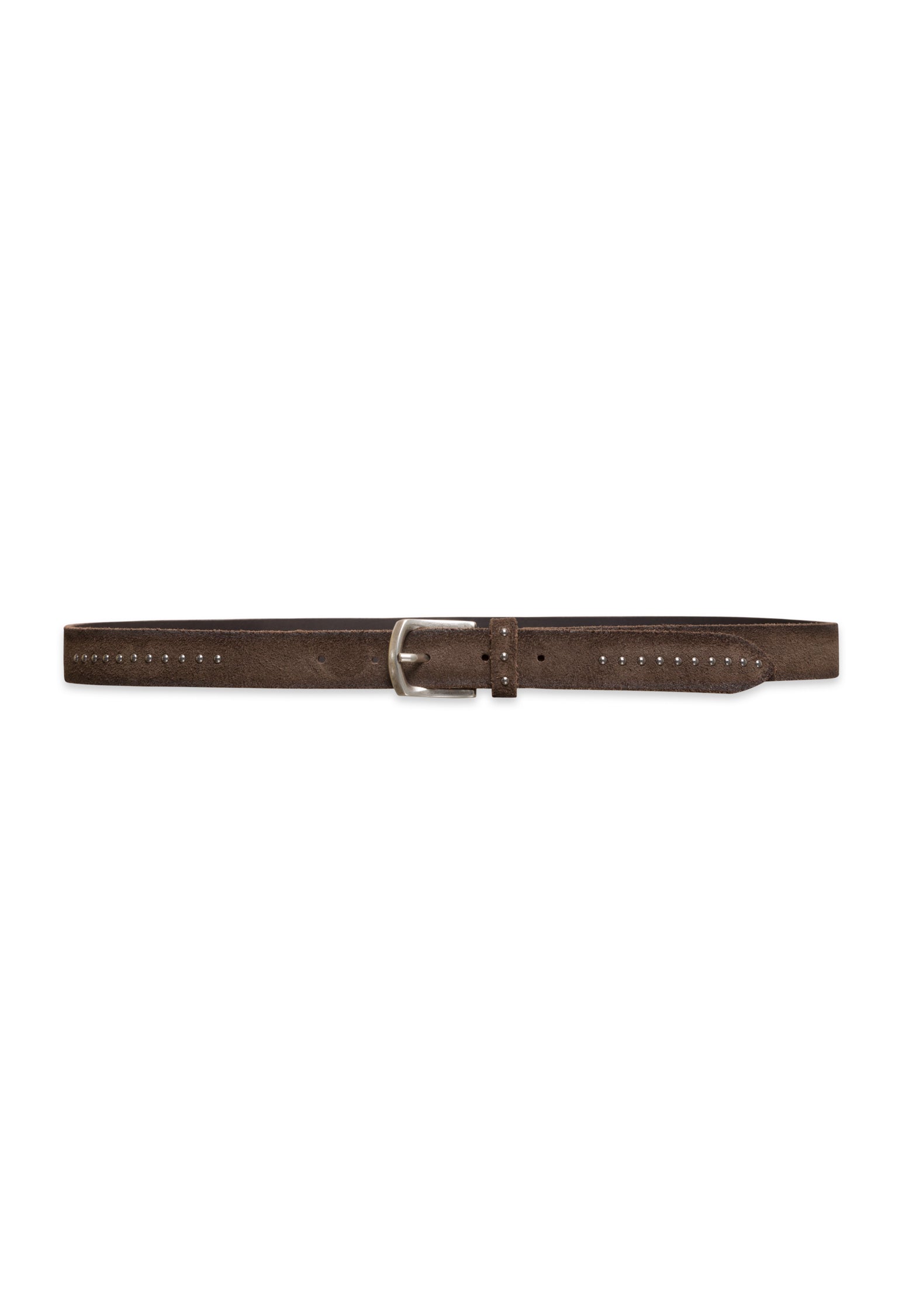 Cintura in suede marrone
