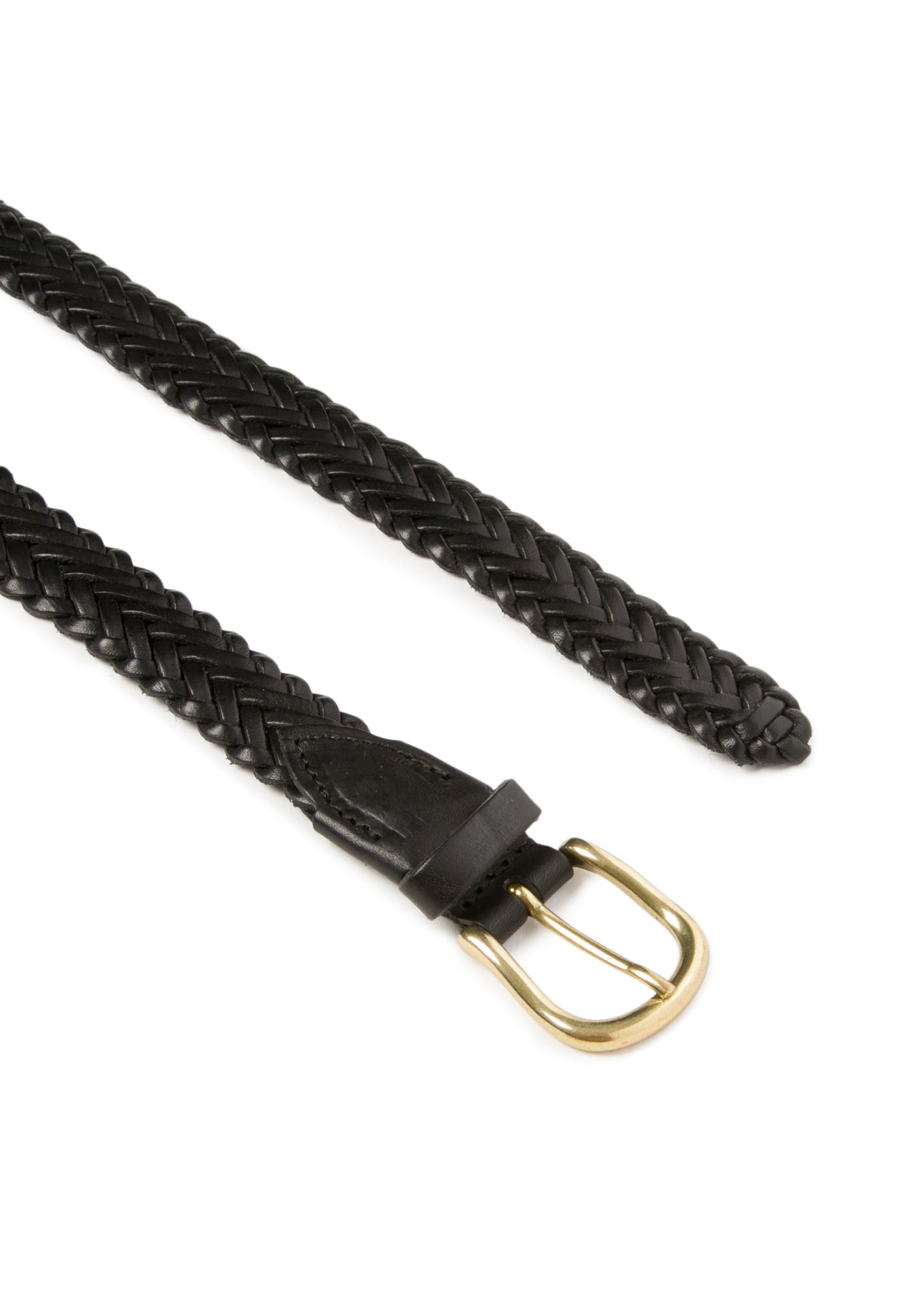 Cintura nera intrecciata