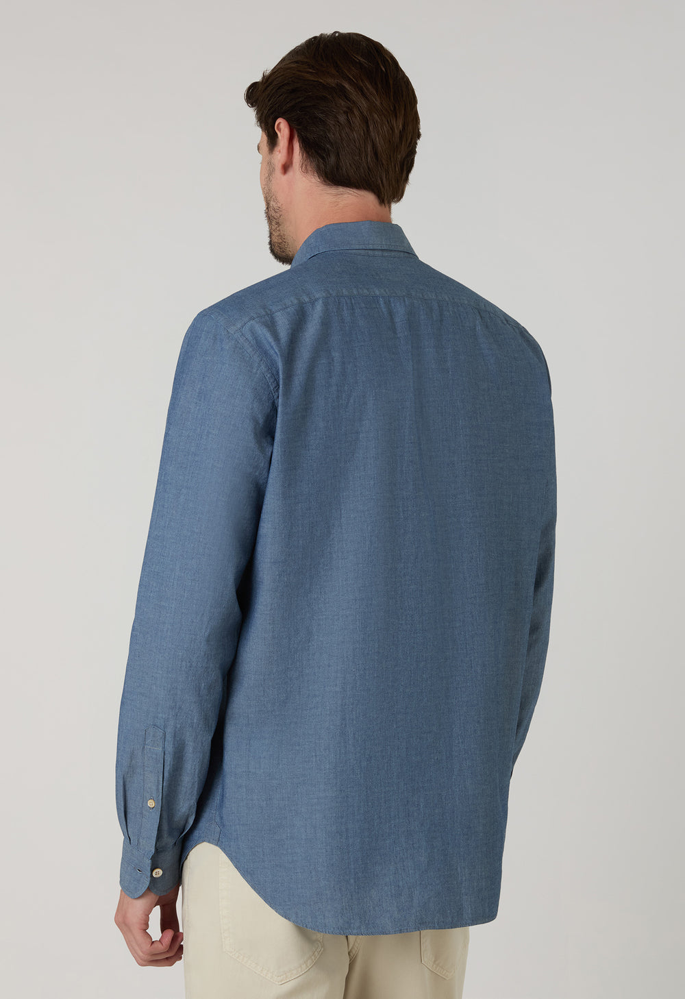 Camicia in denim blu chiaro