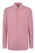Camicia a righe in popeline rosso