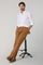 White Garment Dyed Linen Tailored Shirt