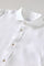 White Garment Dyed Linen Tailored Shirt