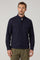 Blue Wool Canvas Overshirt