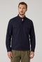 Blue Wool Canvas Overshirt
