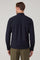 Blue Wool Canvas Overshirt