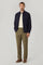 Blue Wool Canvas Overshirt