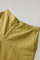 Joggers in gabardina di cotone e lino tinto in capo khaki chiaro