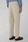 Pantalone Roma in cotone soft tinto in capo bianco