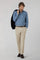Pantalone Roma in cotone soft tinto in capo bianco