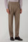 Beige Stretch Wool Mario Trousers