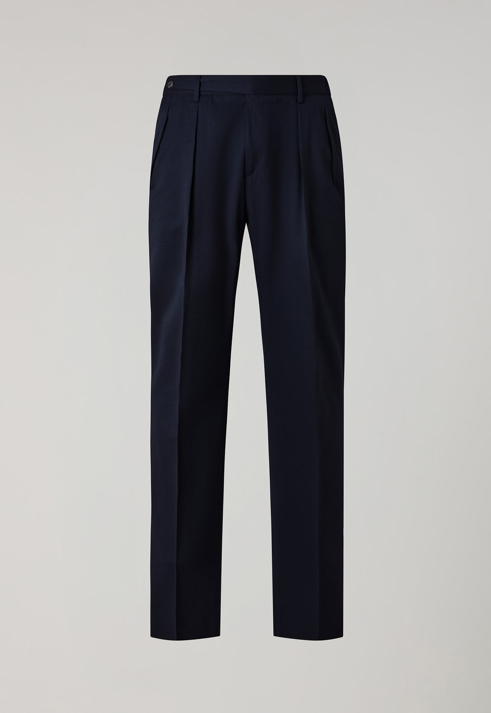 Blue Stretch Wool Mario Trousers