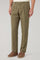 Pantalone Napoli in lino tinto in capo khaki