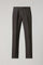 Pantalone Napoli in lino tinto in capo marrone