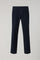 Blue Garment Dyed Stretch Cotton Napoli Trousers