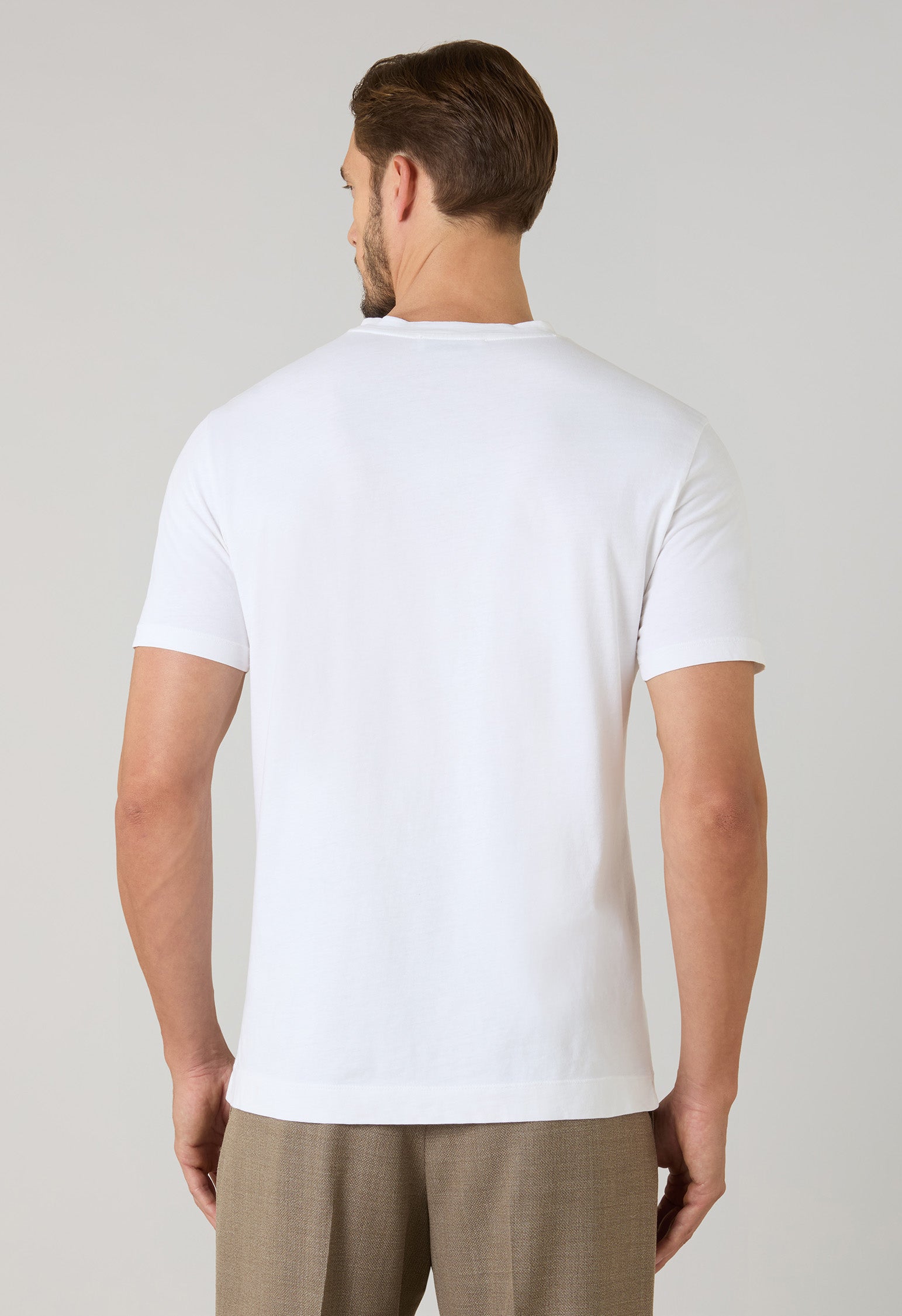 T-Shirt bianca in jersey