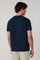 T-Shirt in jersey blu