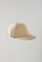 Cappellino da baseball in cotone e lino beige