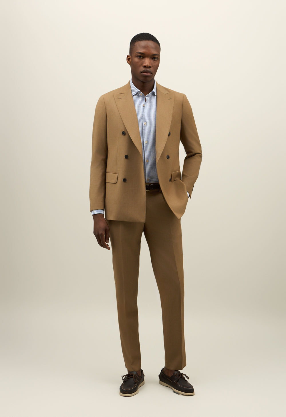 Abito B-Line in lana marrone