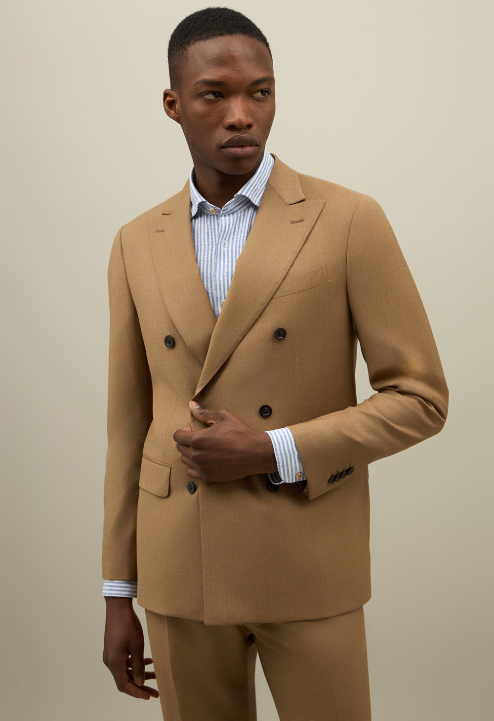 Abito B-Line in lana marrone