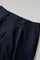 Abito B-Line blu in tela di lana