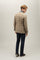 Beige Linen Check K-Jacket