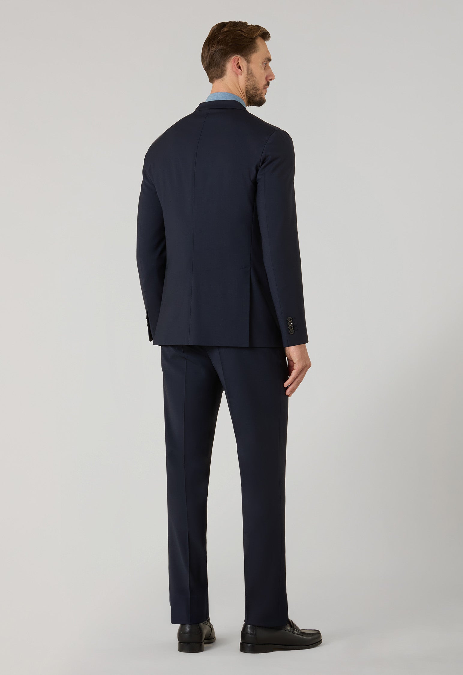 Blue Stretch Wool K-Suit