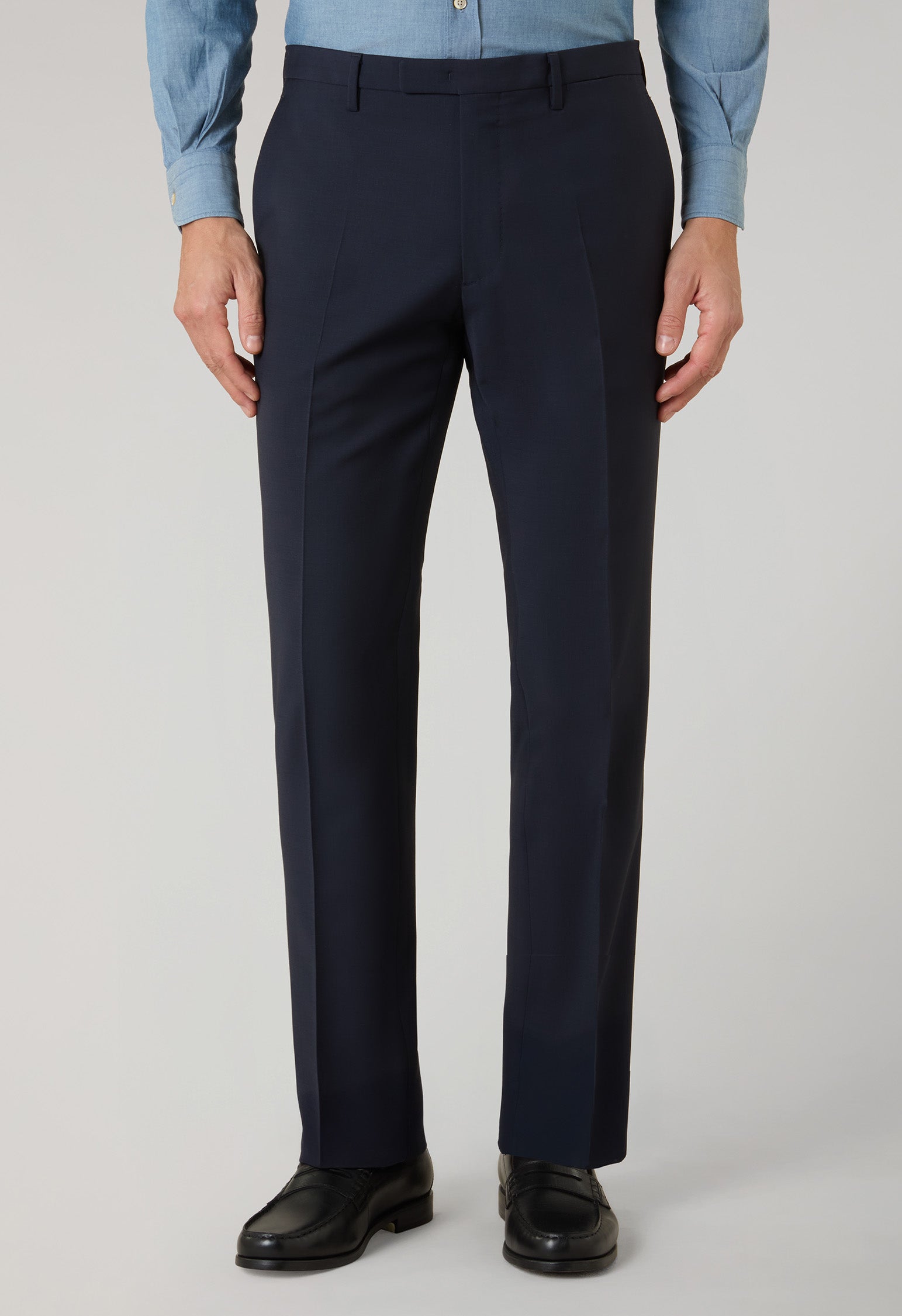 Blue Stretch Wool K-Suit