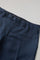 Blaues strukturiertes K-Suit aus Wolle