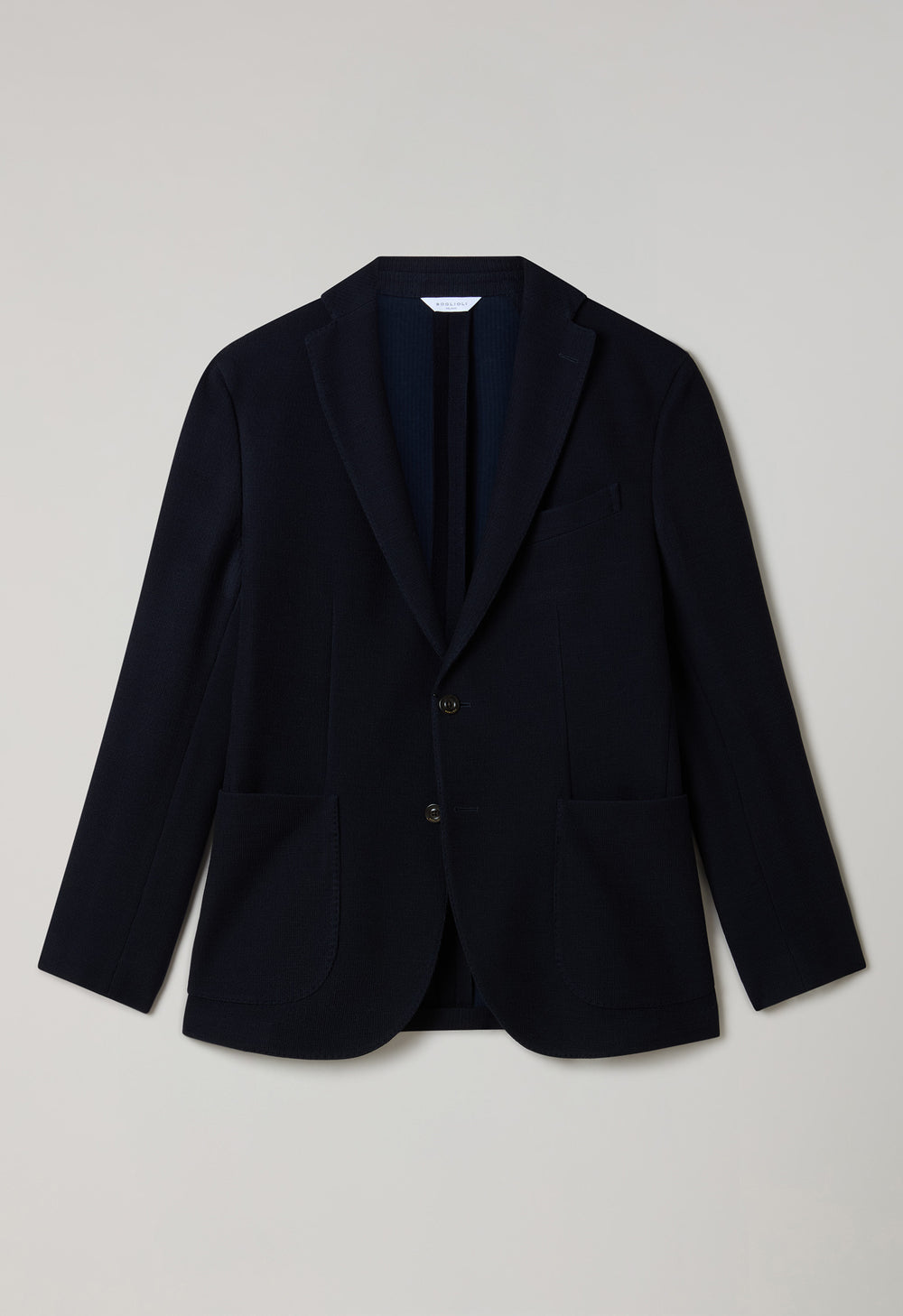 Blue Knitted Jersey K-Jacket