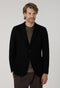 Schwarze K-Jacket aus Strickjersey