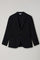 Schwarze K-Jacket aus Strickjersey
