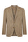 Beiges Chevron-K-Jacket aus Wolle und Seide