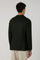 Dark Green Garment Dyed Wool Herringbone K-Jacket