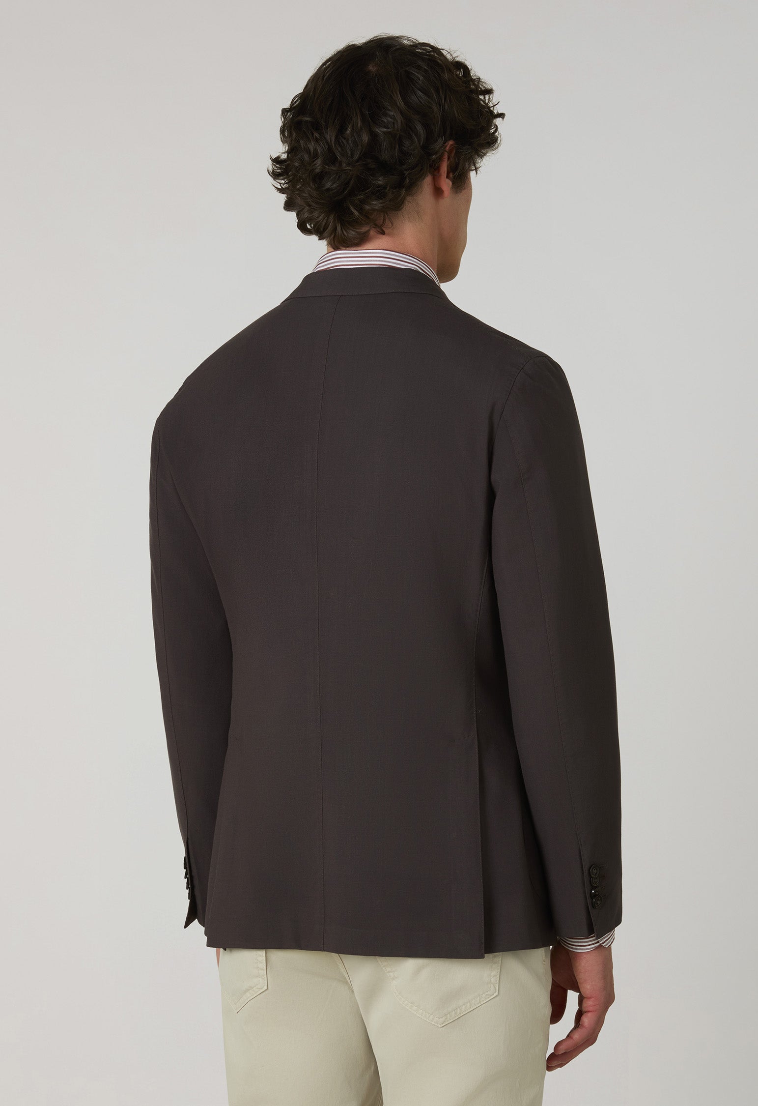 K-Jacket in lana High Performance marrone