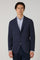Blaue K-Jacket aus High-Performance-Wolle
