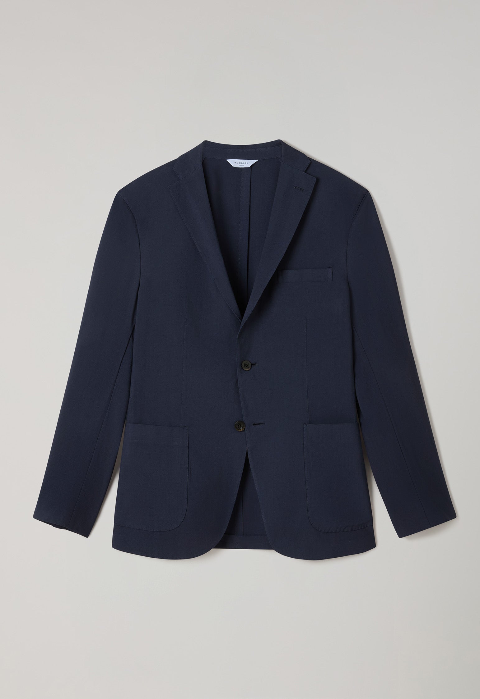 Blaue K-Jacket aus High-Performance-Wolle