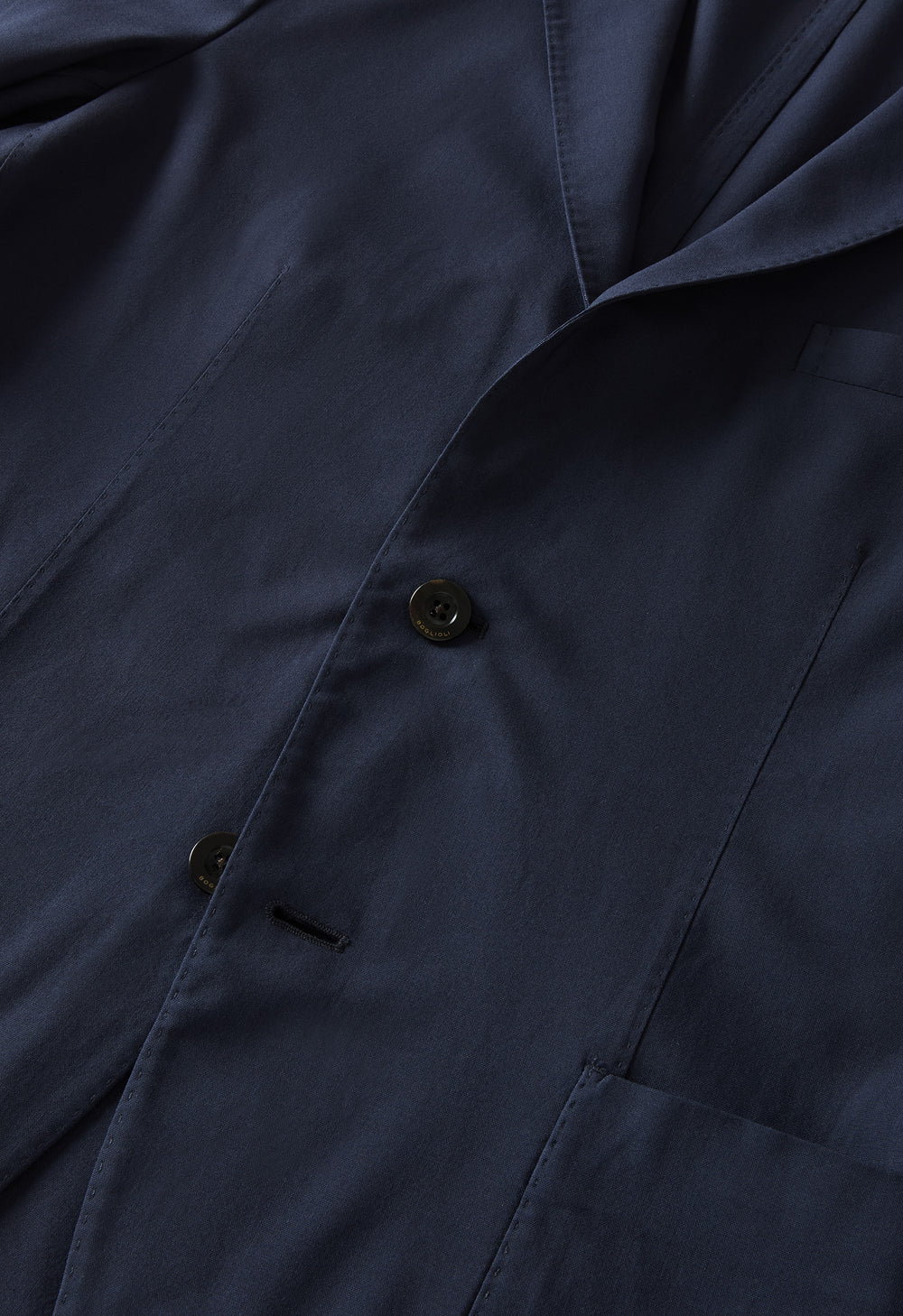 Blaue K-Jacket aus High-Performance-Wolle